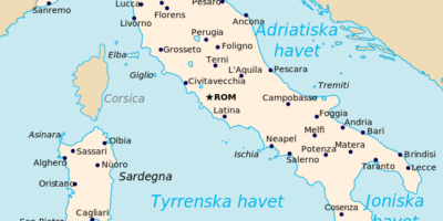 Italien Karta